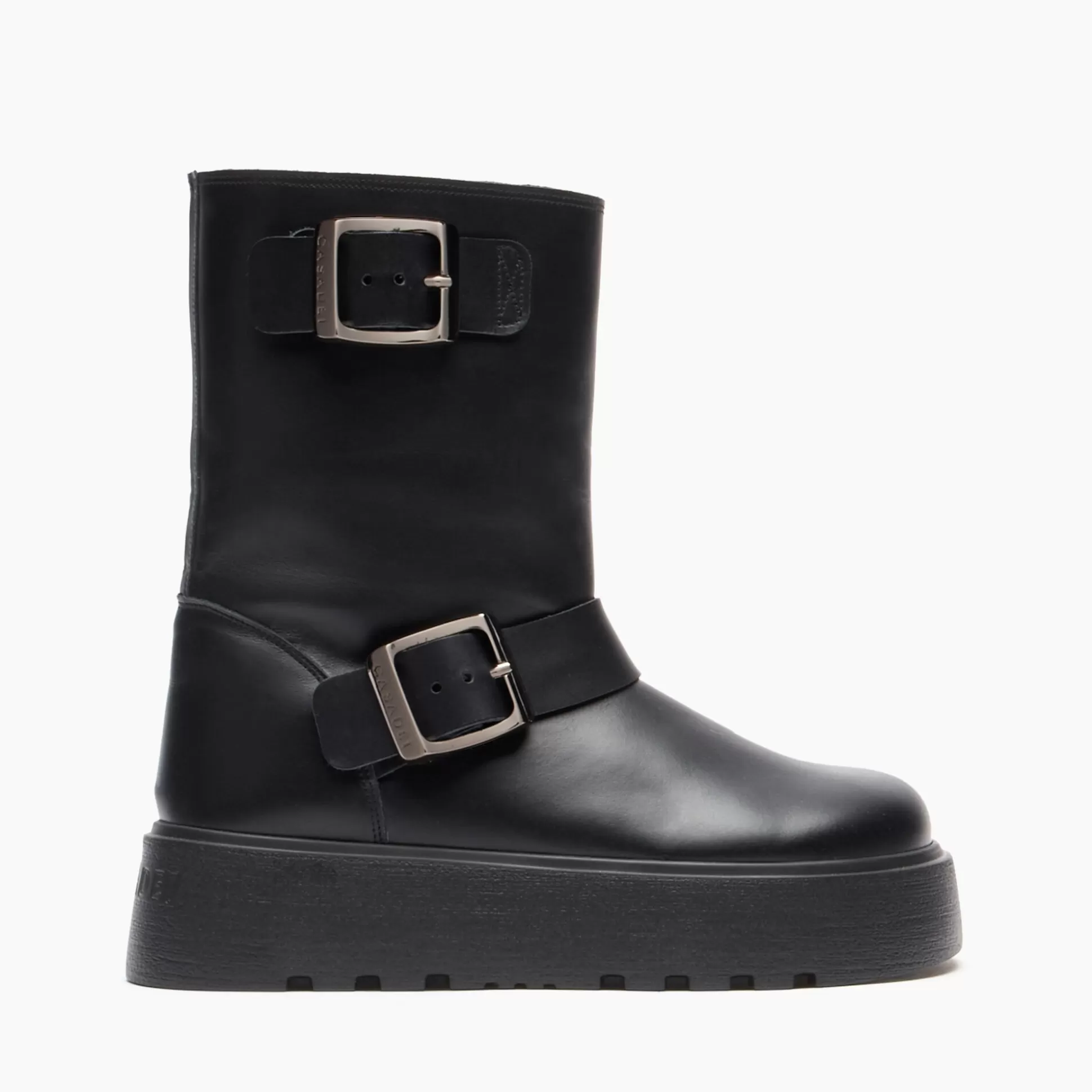 Casadei Ale Leather Ankle Boots