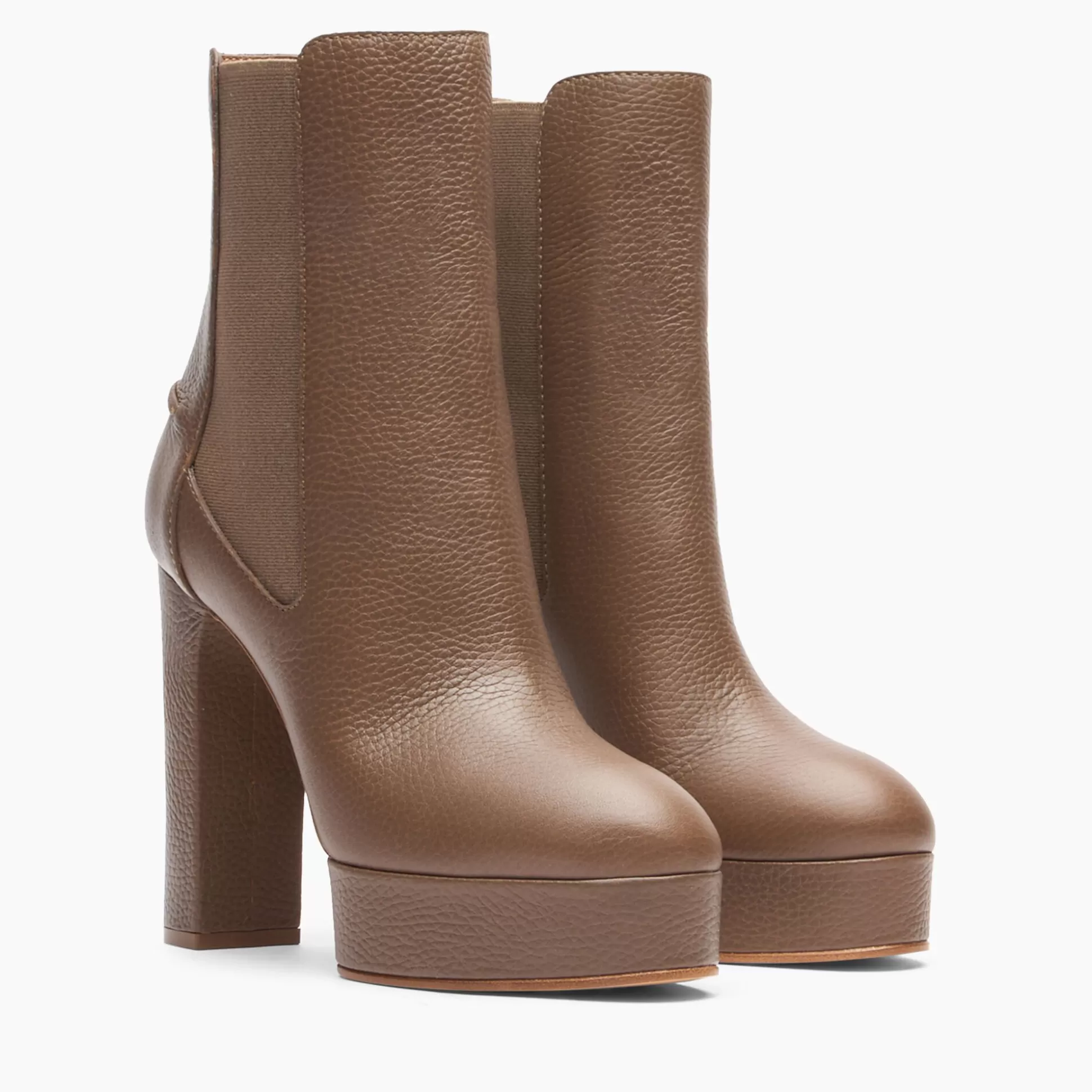 Casadei Betty Leather Ankle Boots