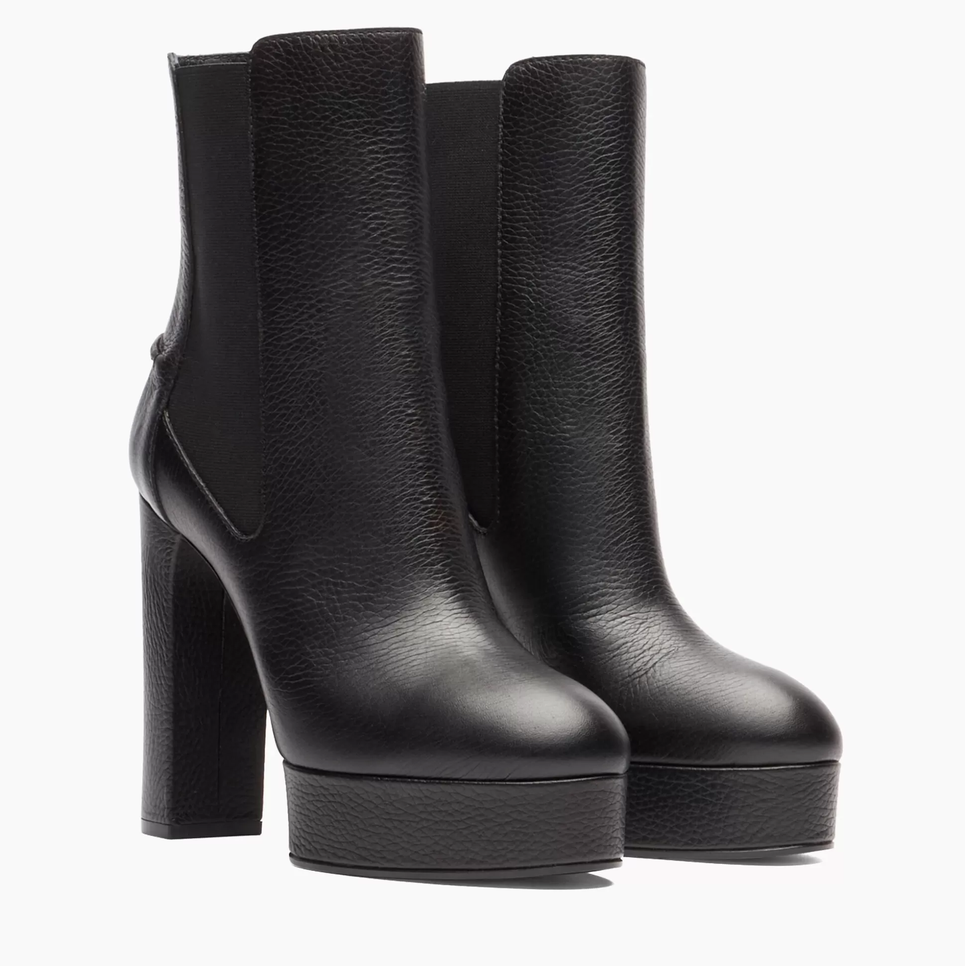 Casadei Betty Leather Ankle Boots