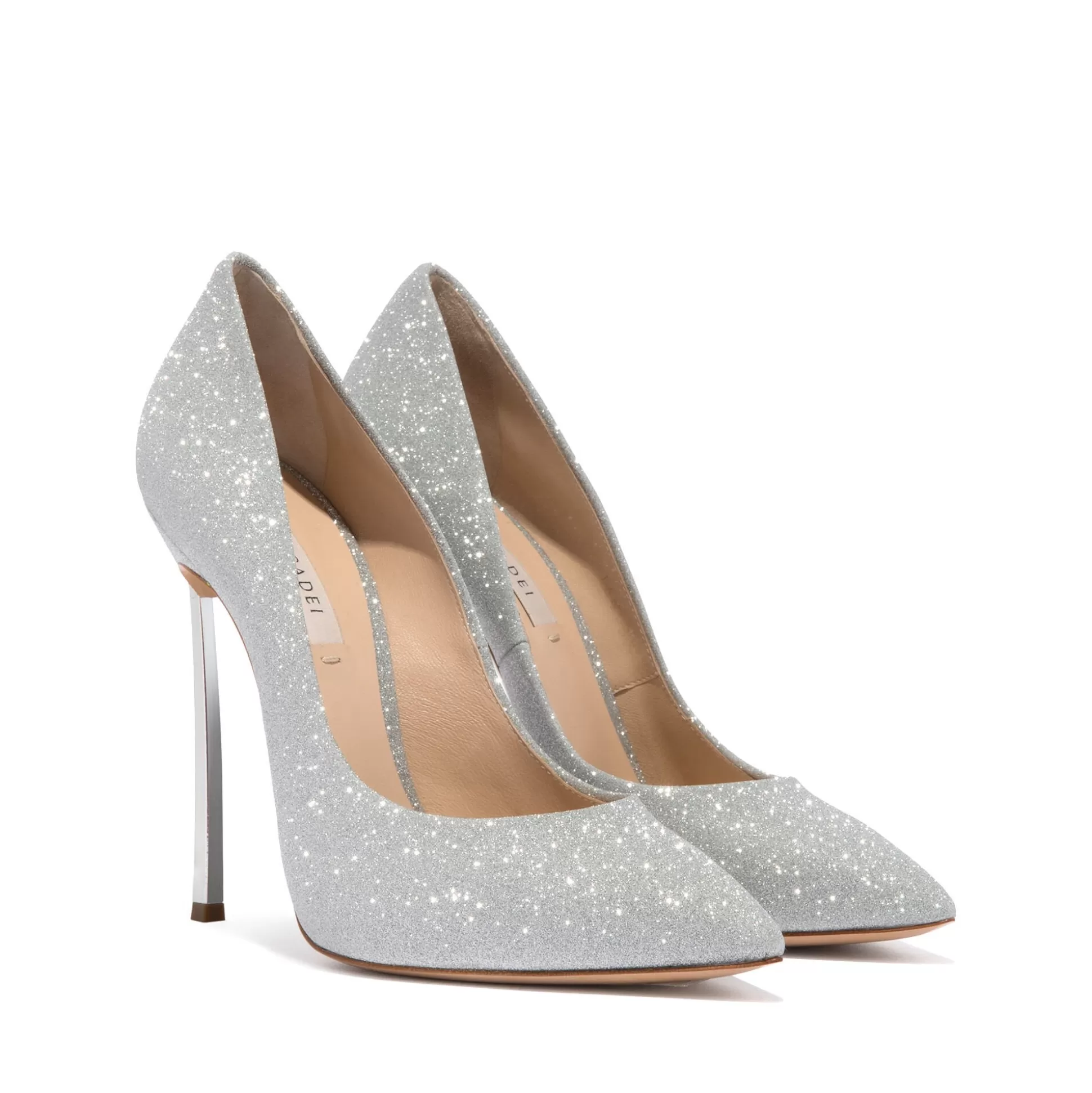 Casadei Blade Glitter Pumps