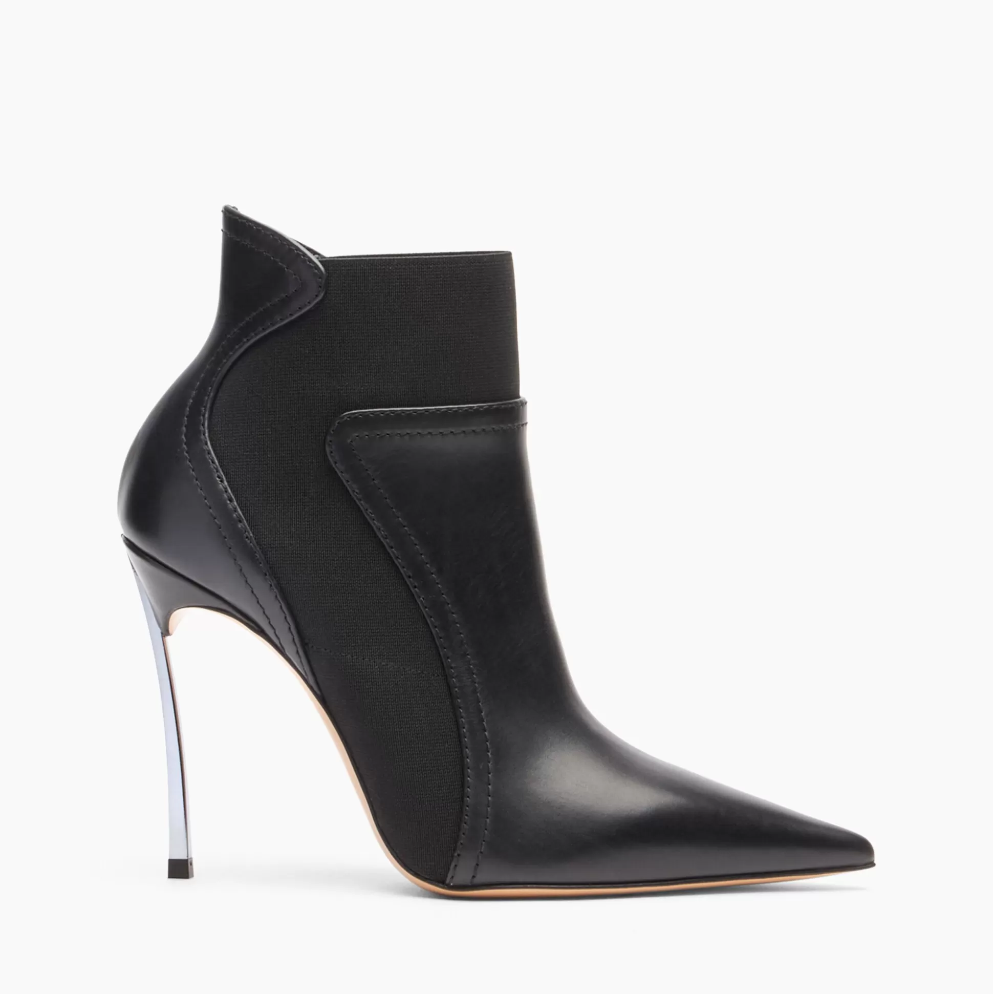 Casadei Blade Leather Ankle Boots