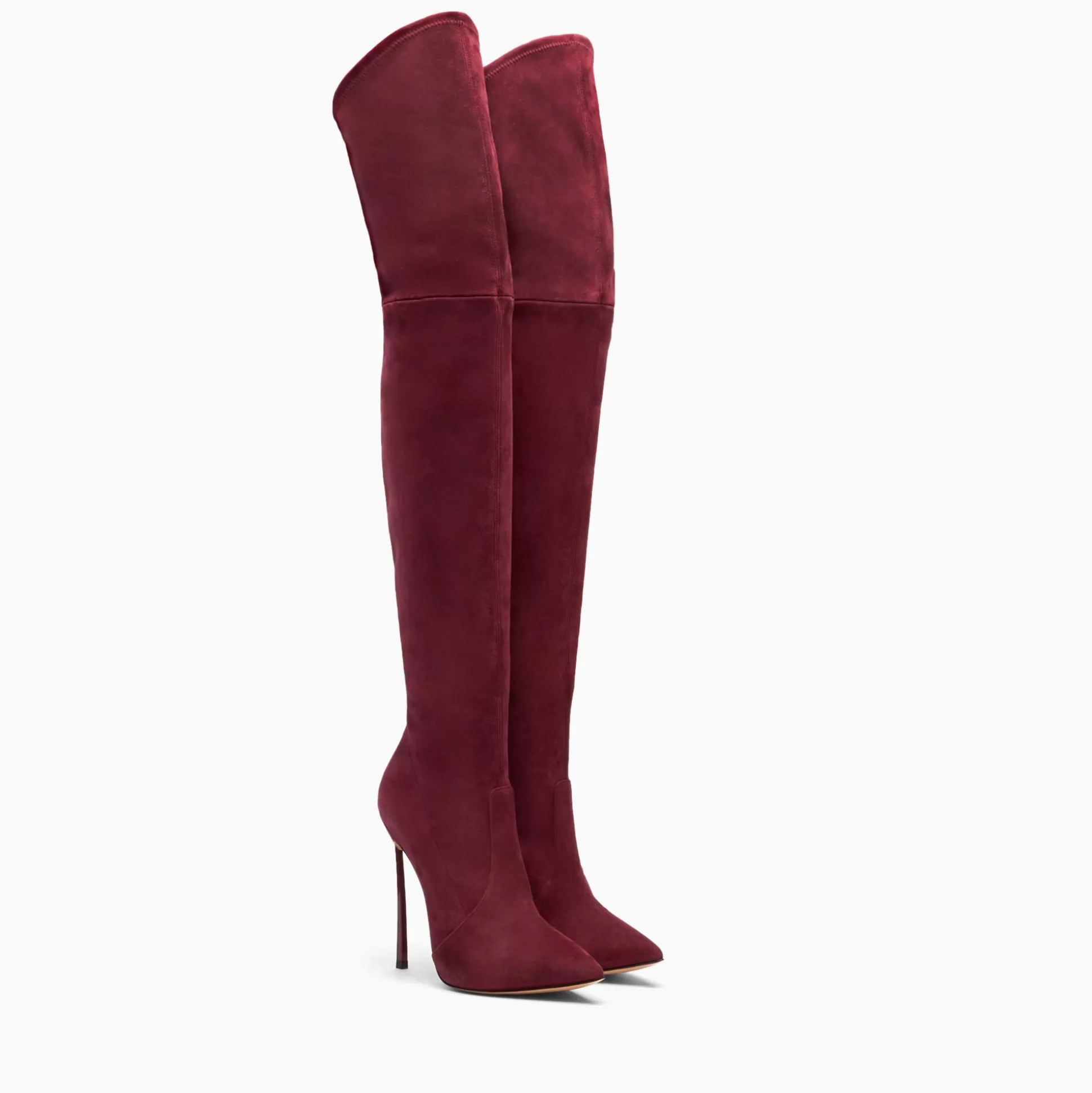 Casadei Blade Suede Over The Knee