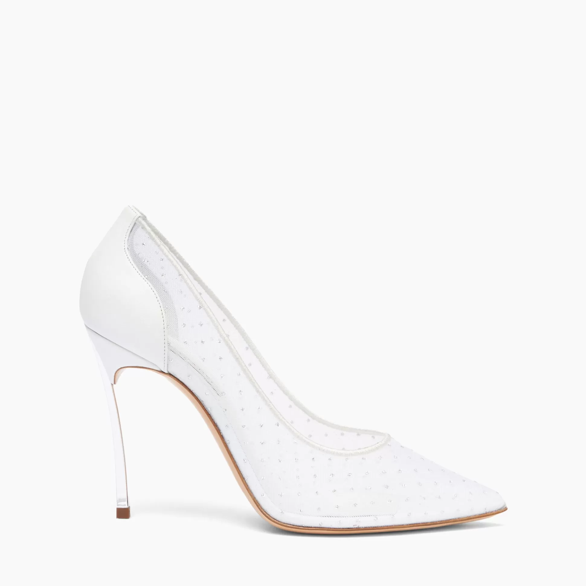 Casadei Blade Vanity Mesh Pumps