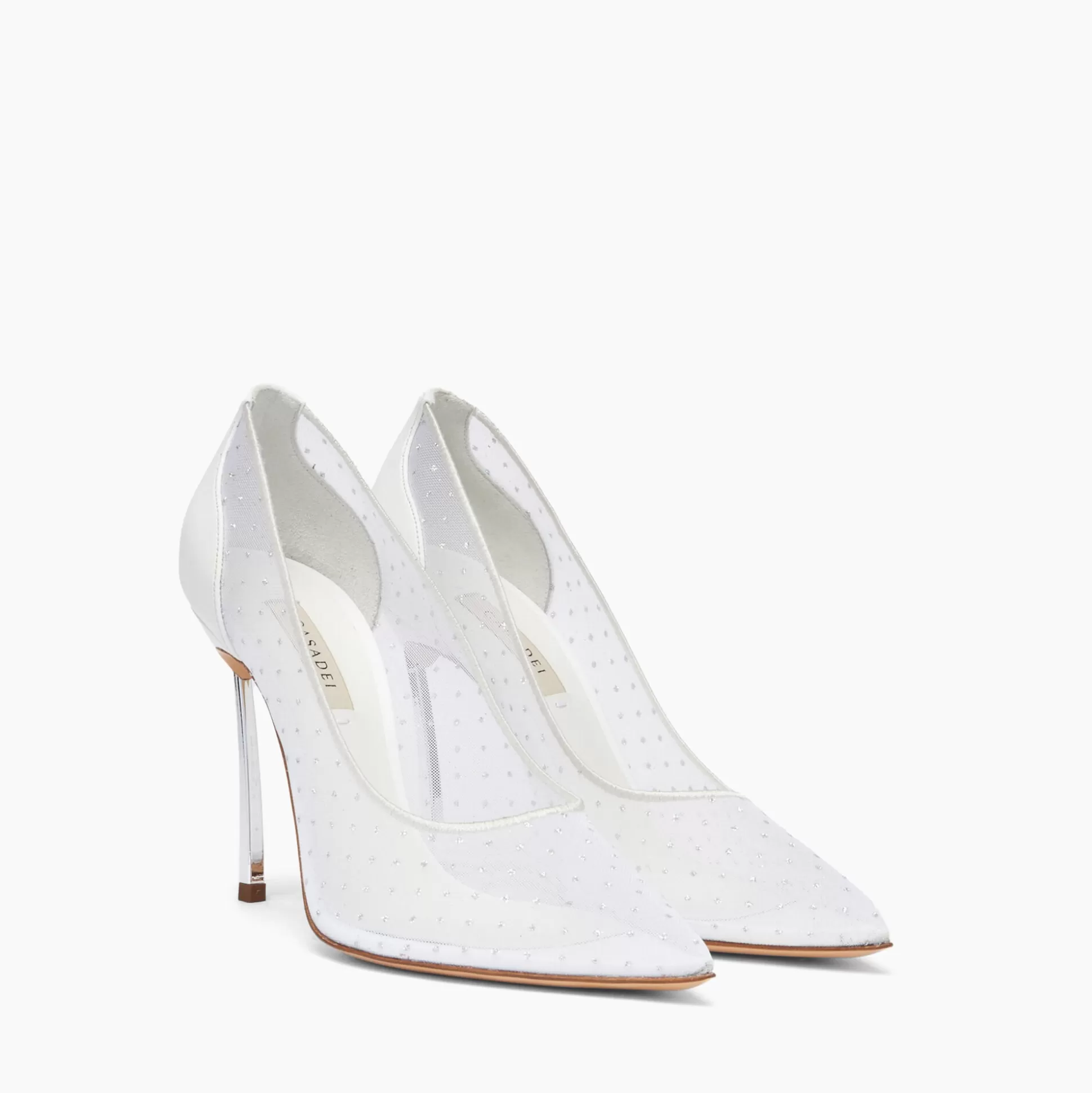 Casadei Blade Vanity Mesh Pumps