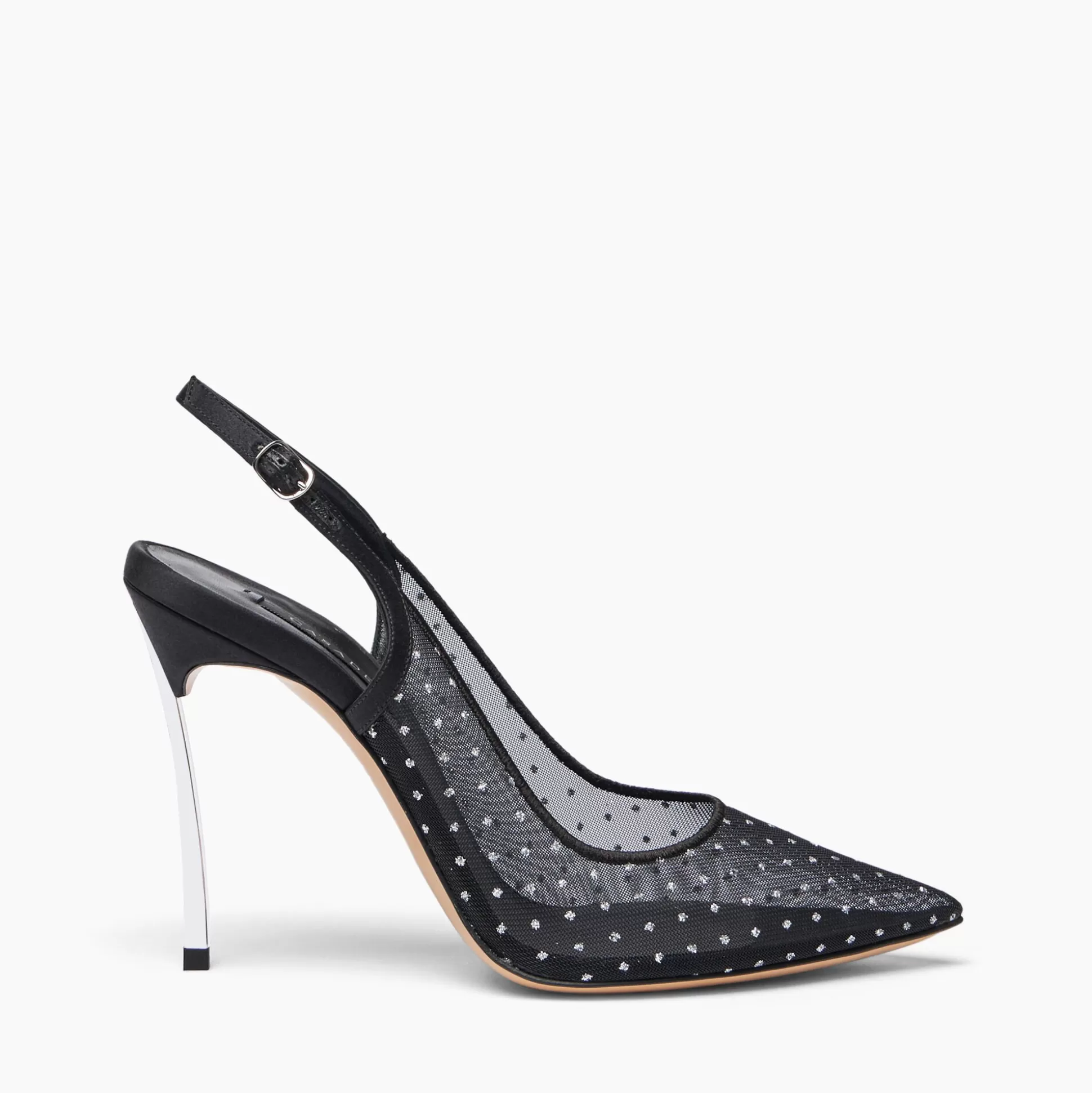 Casadei Blade Vanity Mesh Slingback