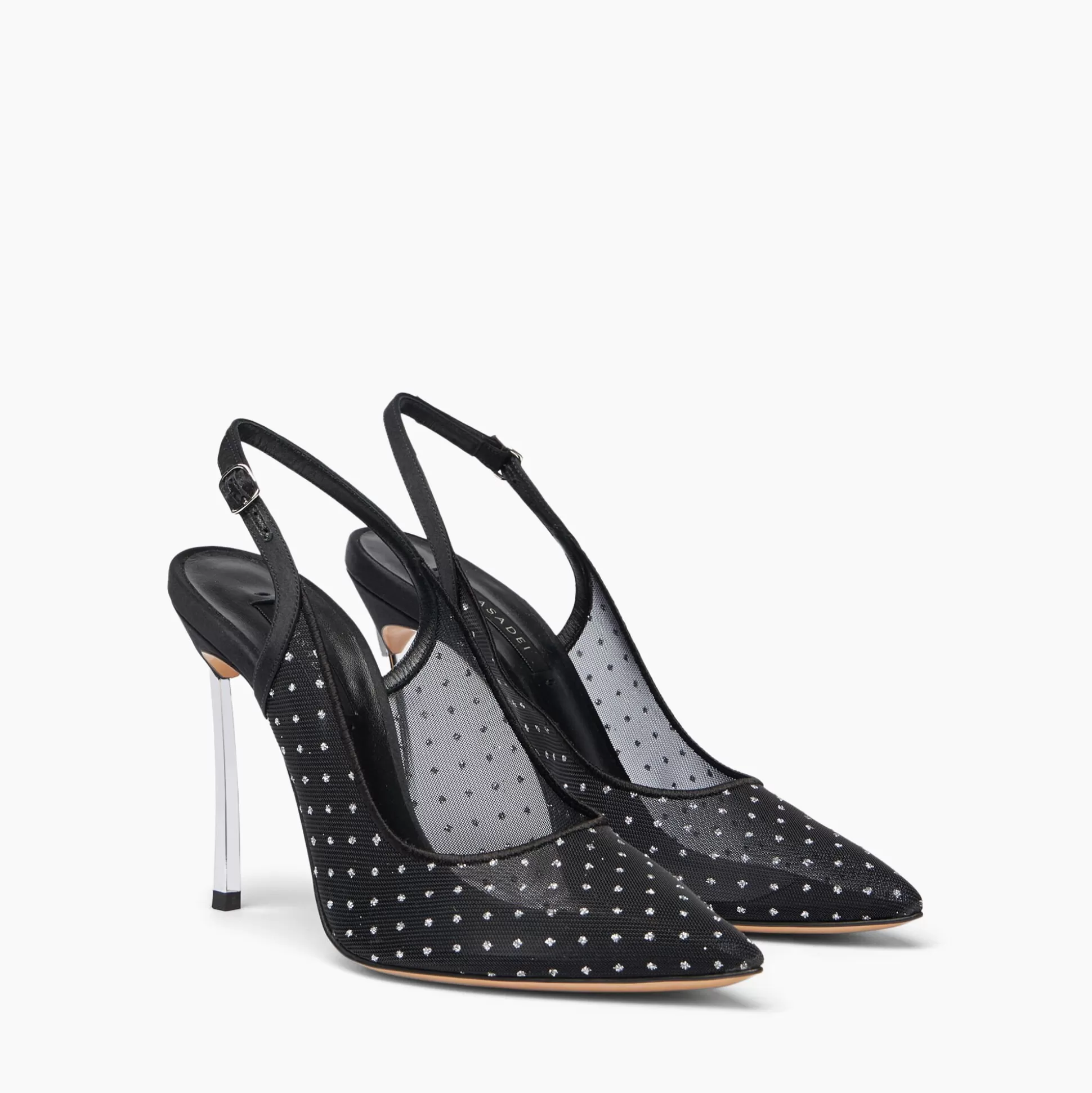 Casadei Blade Vanity Mesh Slingback