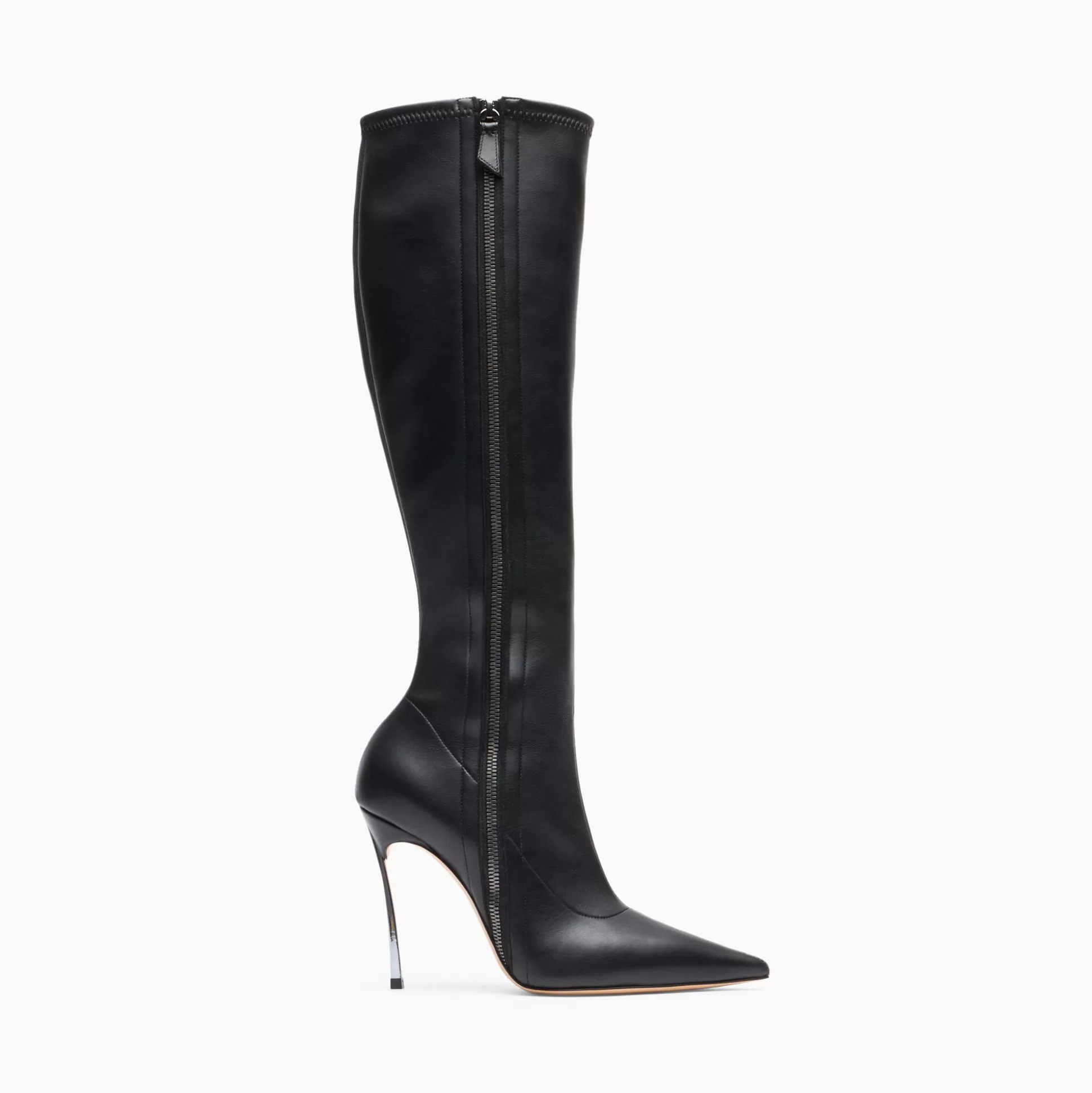 Casadei Blade Zipped To The Knee Boots