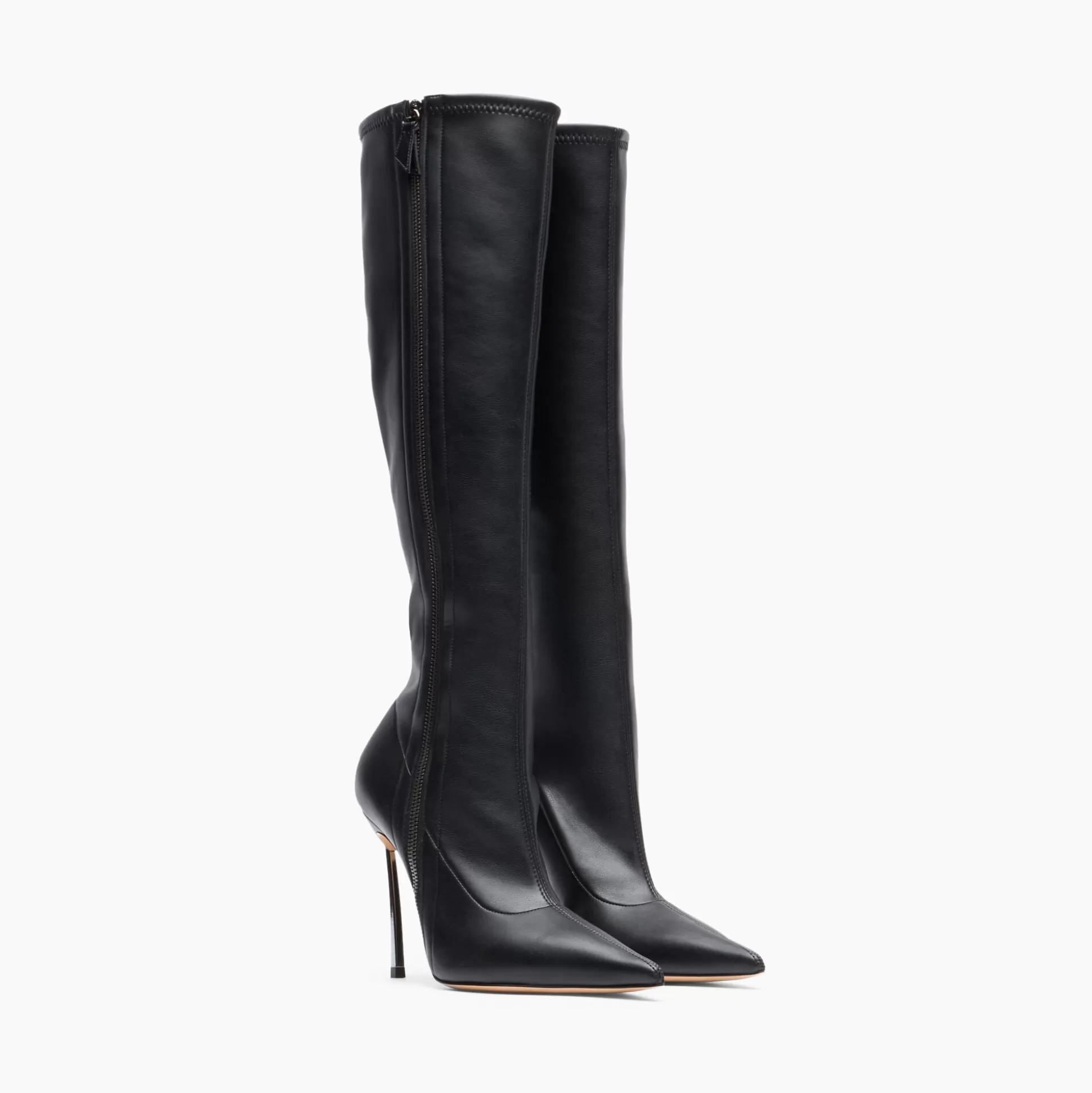 Casadei Blade Zipped To The Knee Boots