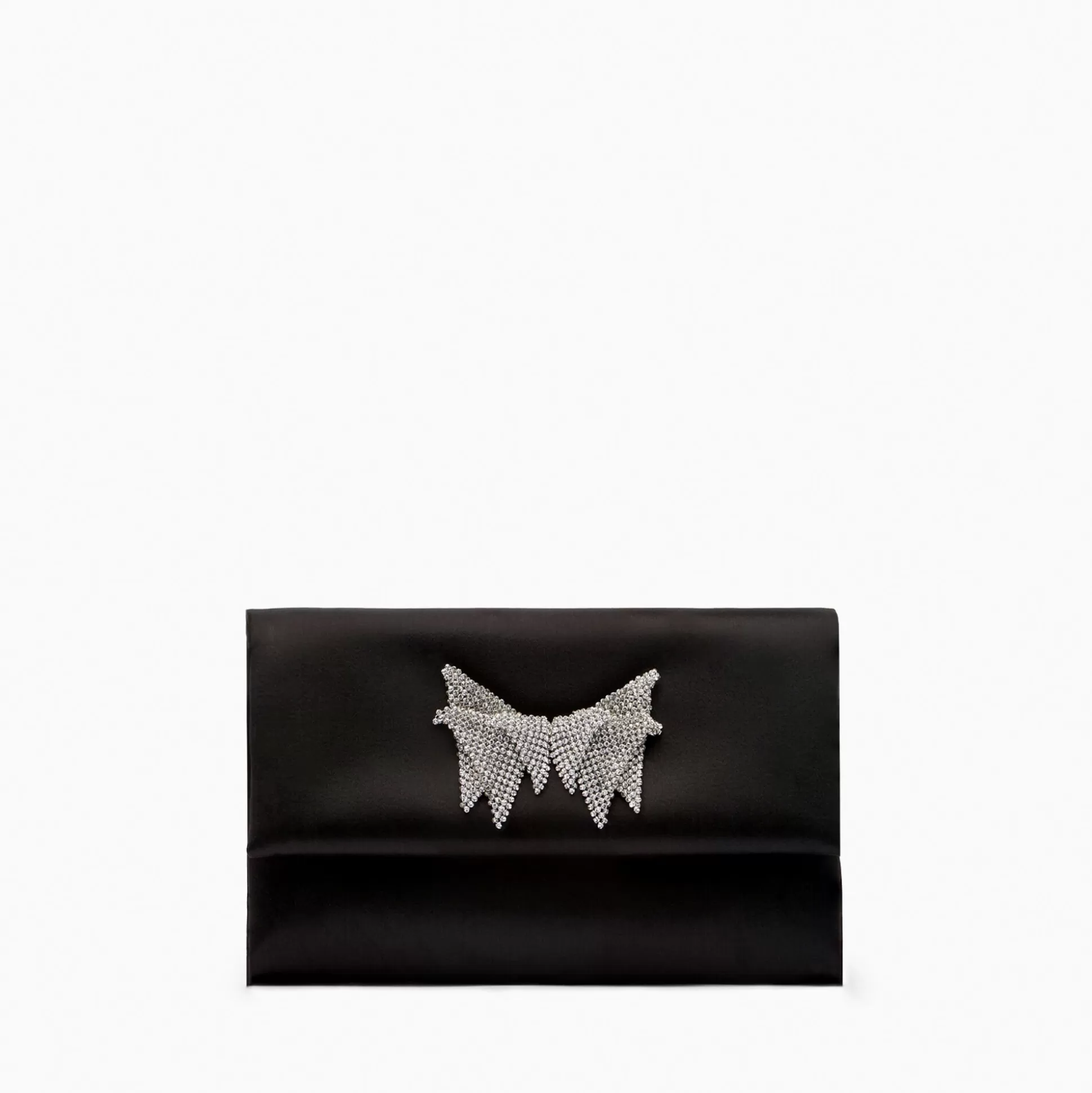 Casadei Butterfly Satin Clutch