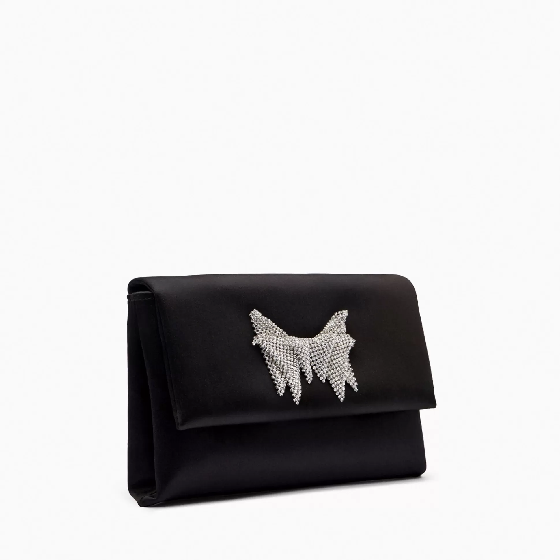 Casadei Butterfly Satin Clutch