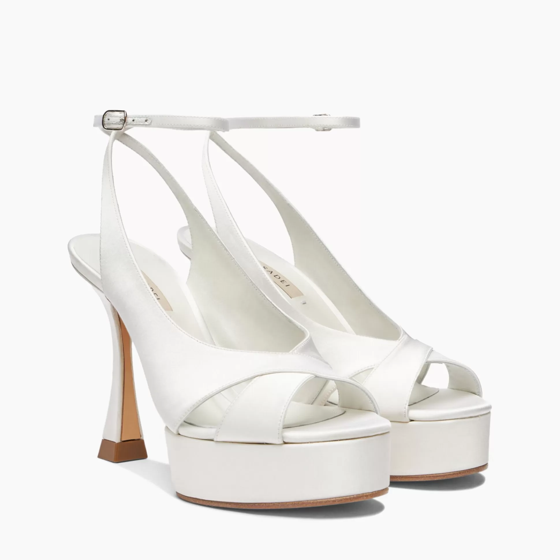 Casadei Donna Satin Platform Sandals