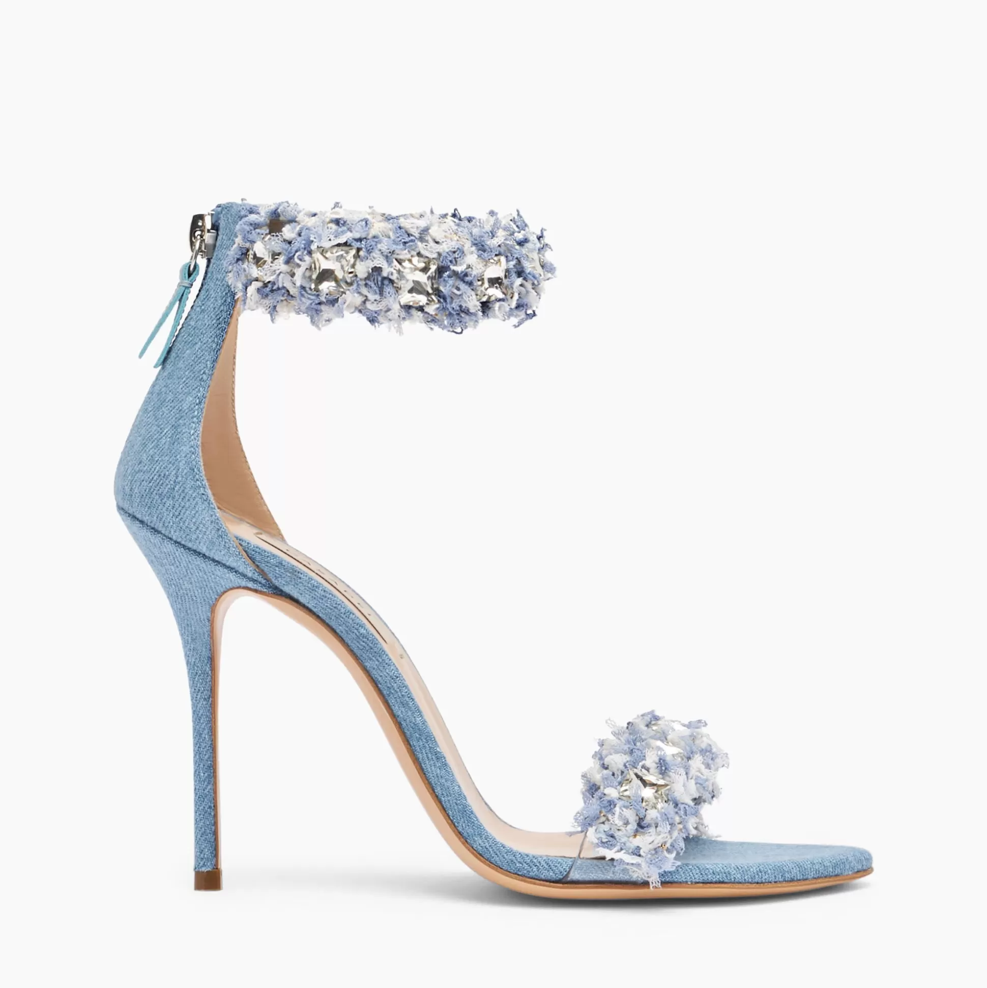 Casadei Elsa Denim Sandals