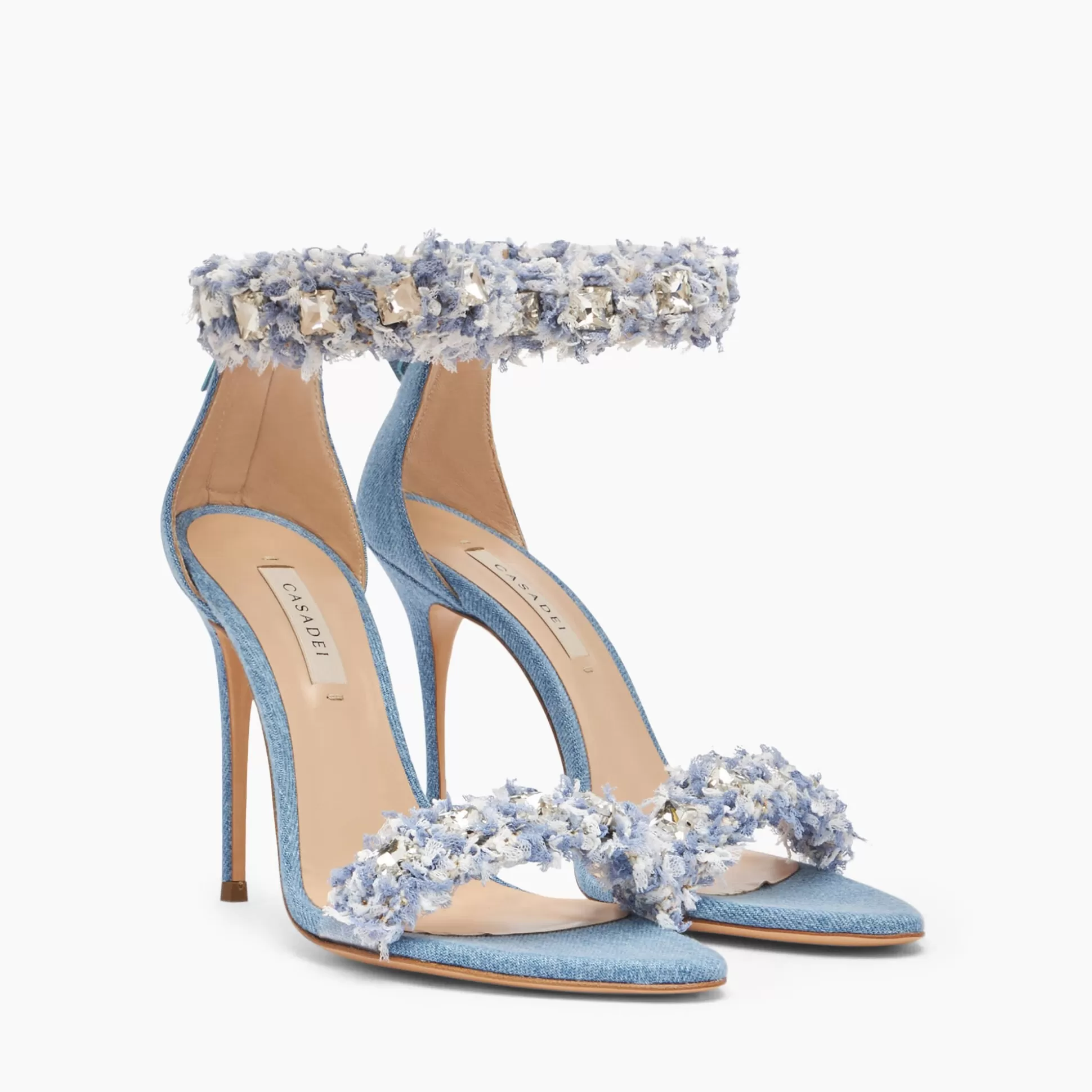 Casadei Elsa Denim Sandals