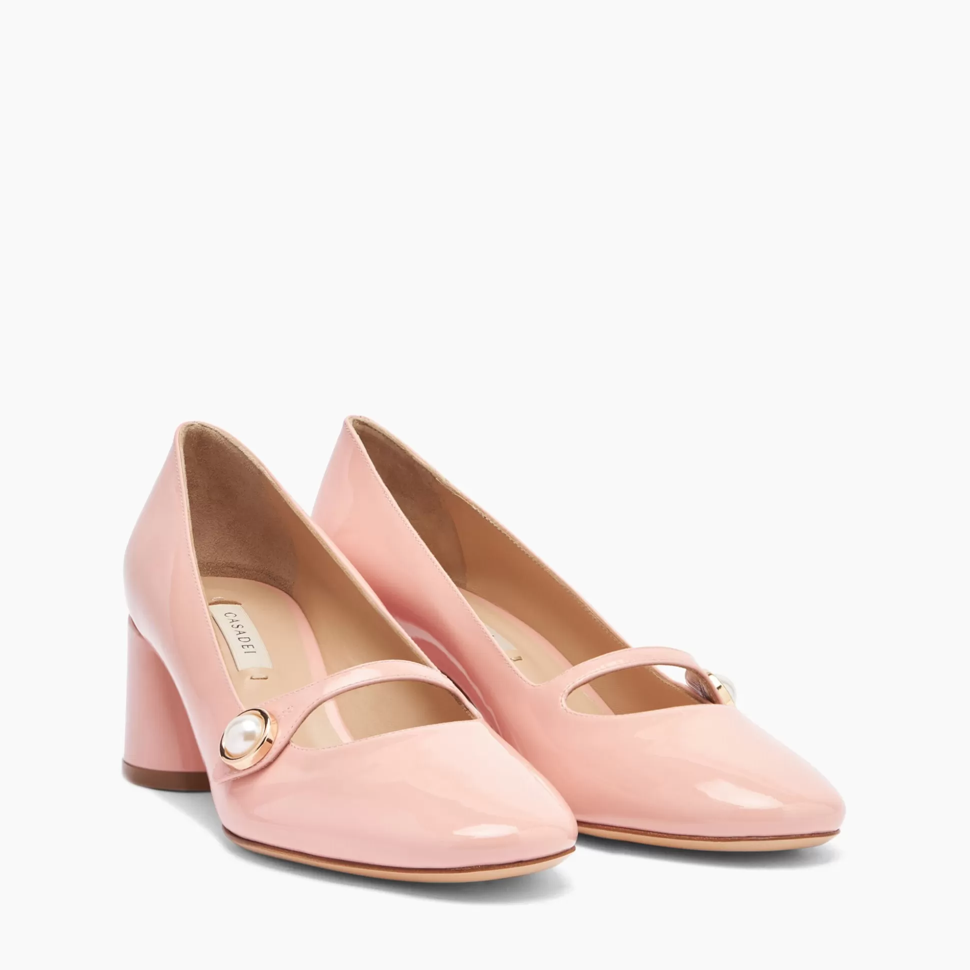 Casadei Emily Cleo Patent Leather Pumps