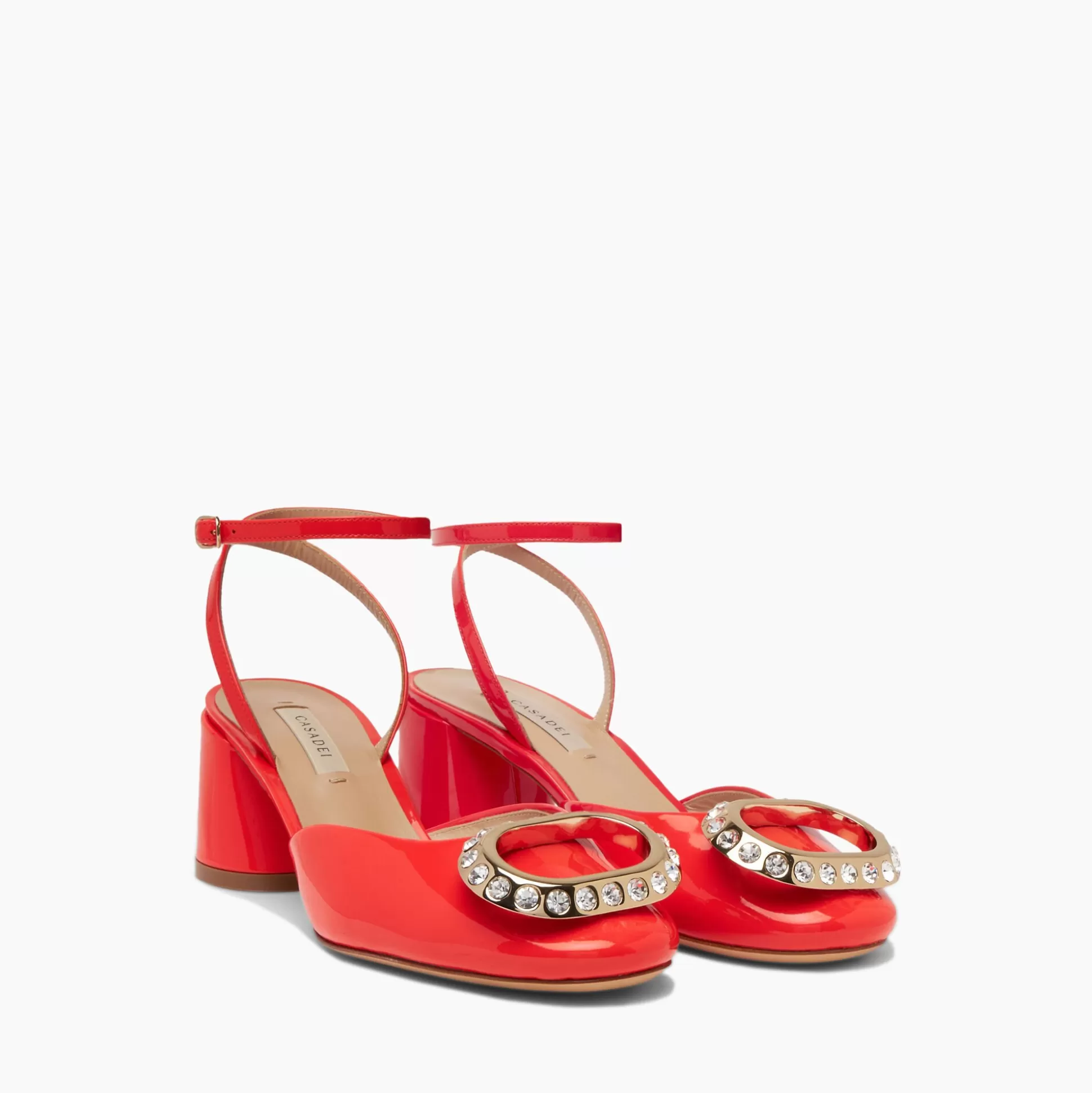 Casadei Emily Cleo Patent Leather Pumps