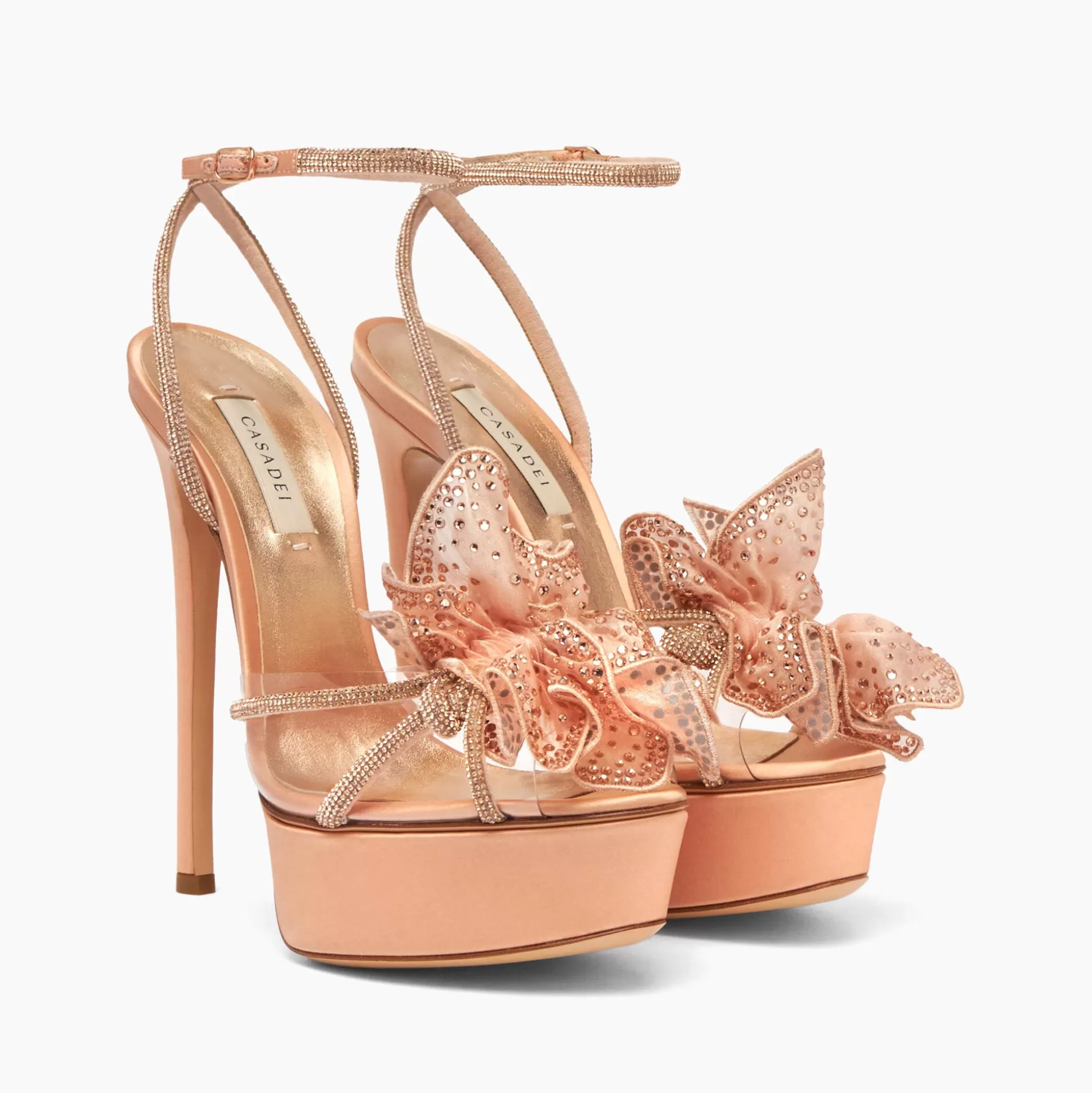 Casadei Flora Orchidea Platform Sandals