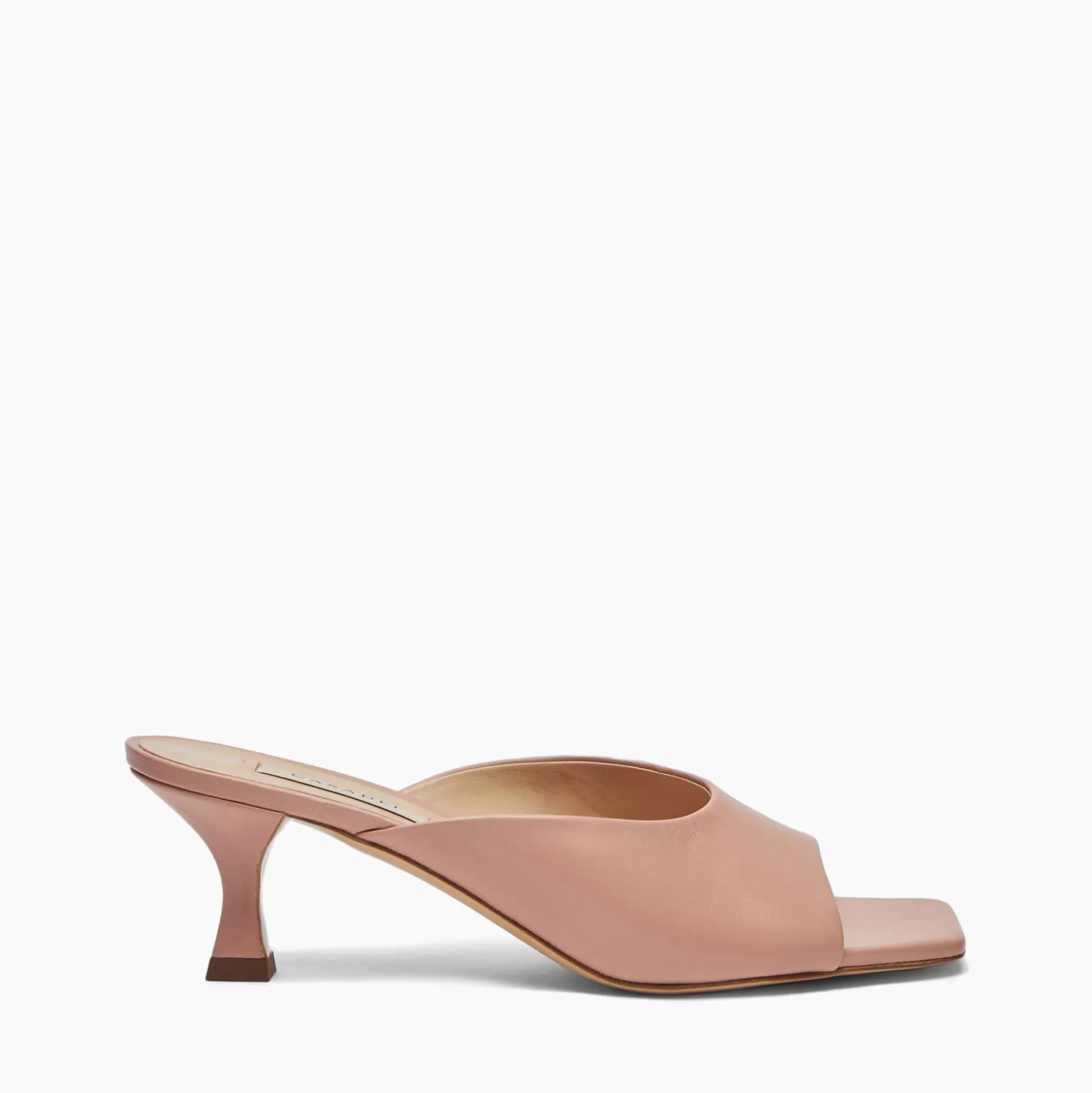 Casadei Geraldine Leather Kitten Mules