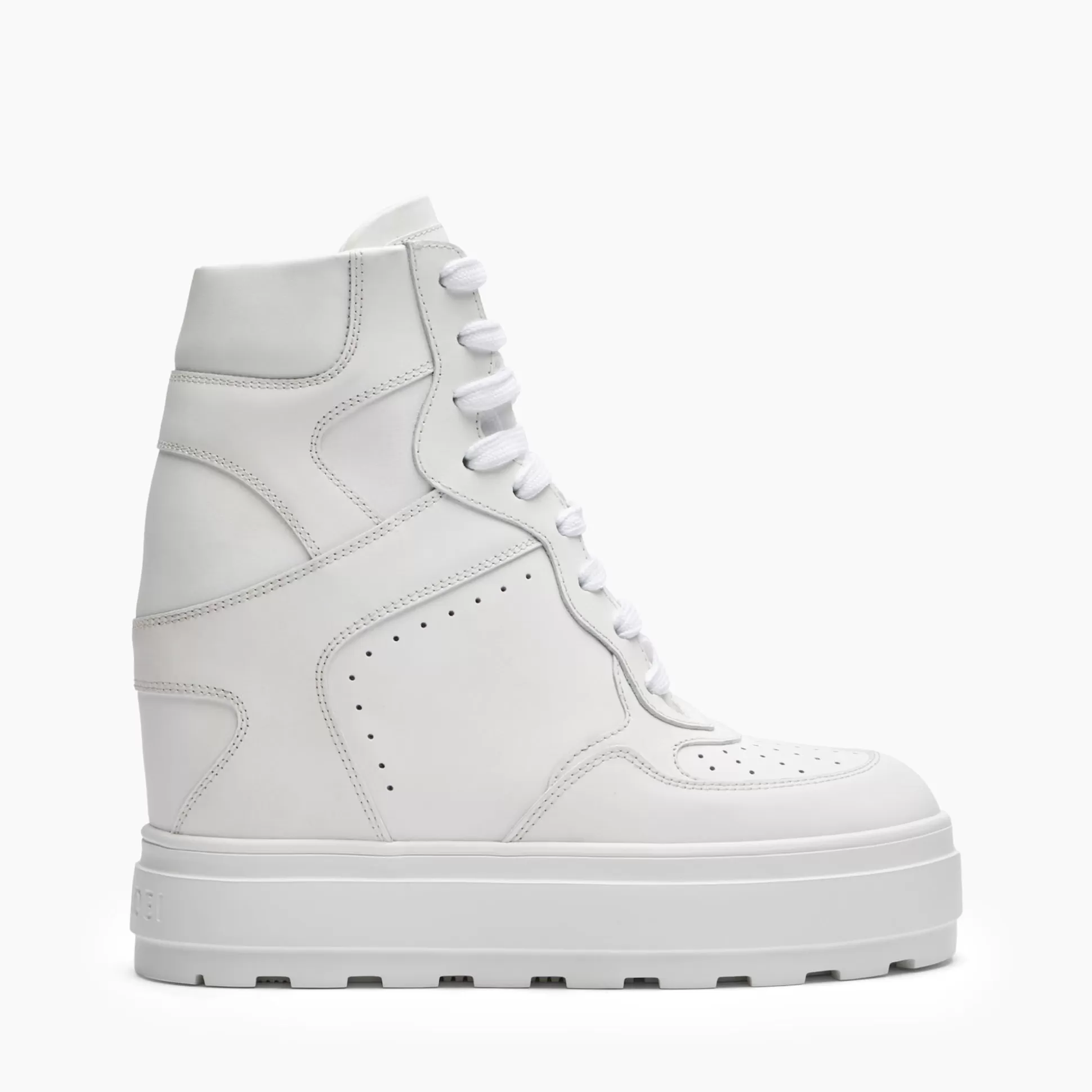 Casadei High Top Leather Sneakers