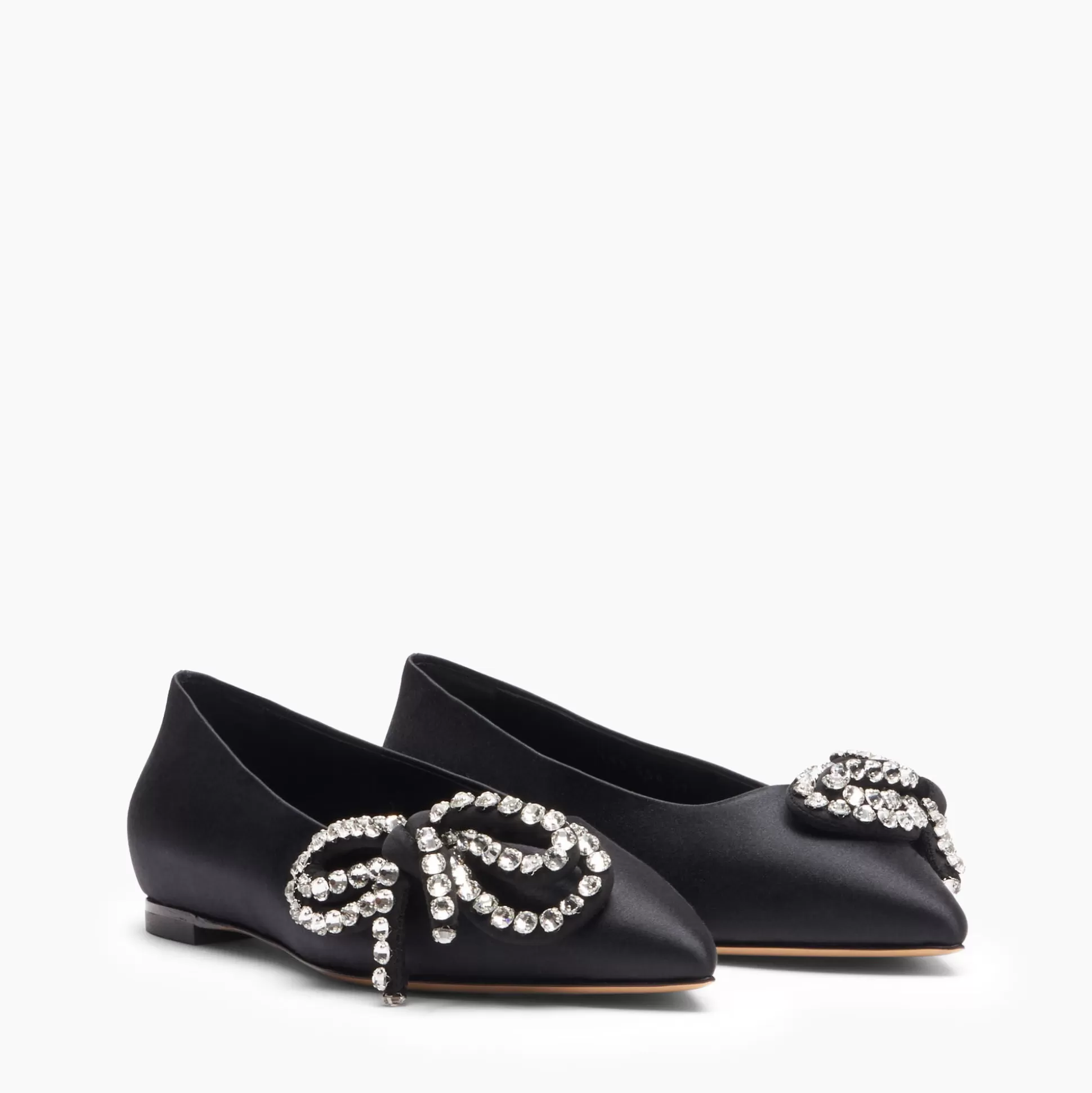 Casadei Judith Satin Ballerinas