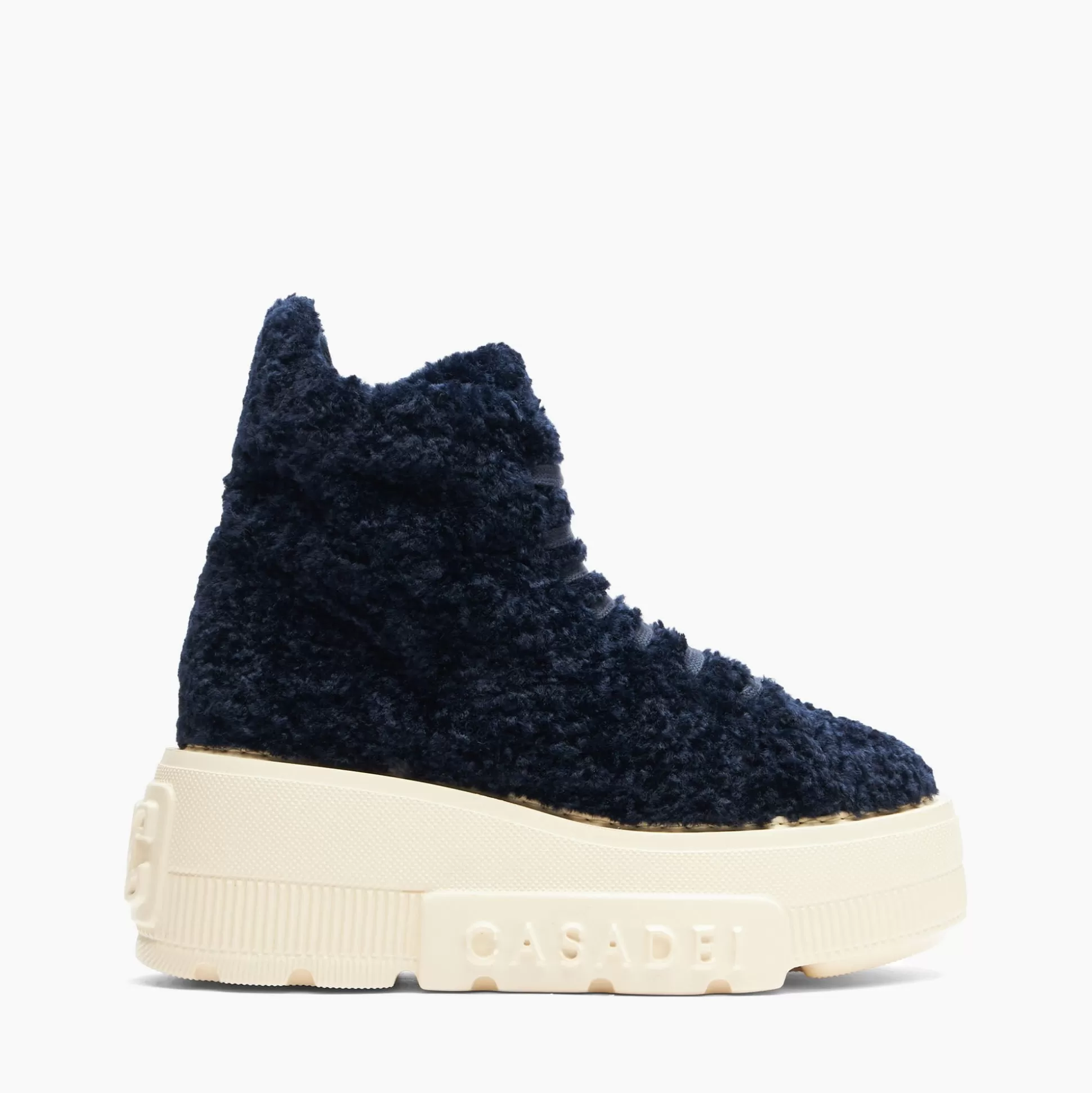 Casadei Nexus Senales Faux Fur Sneakers