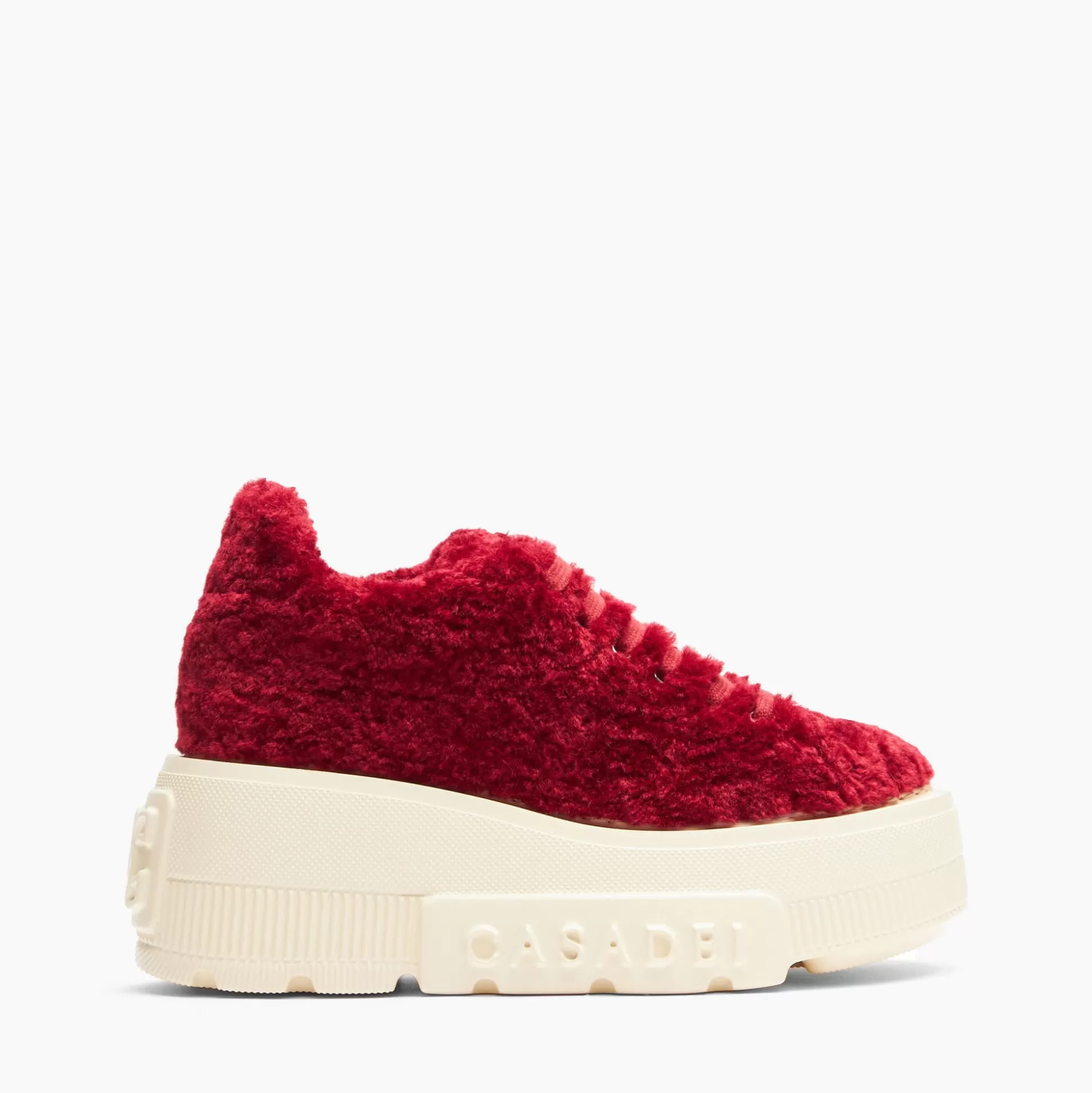 Casadei Nexus Senales Faux Fur Sneakers