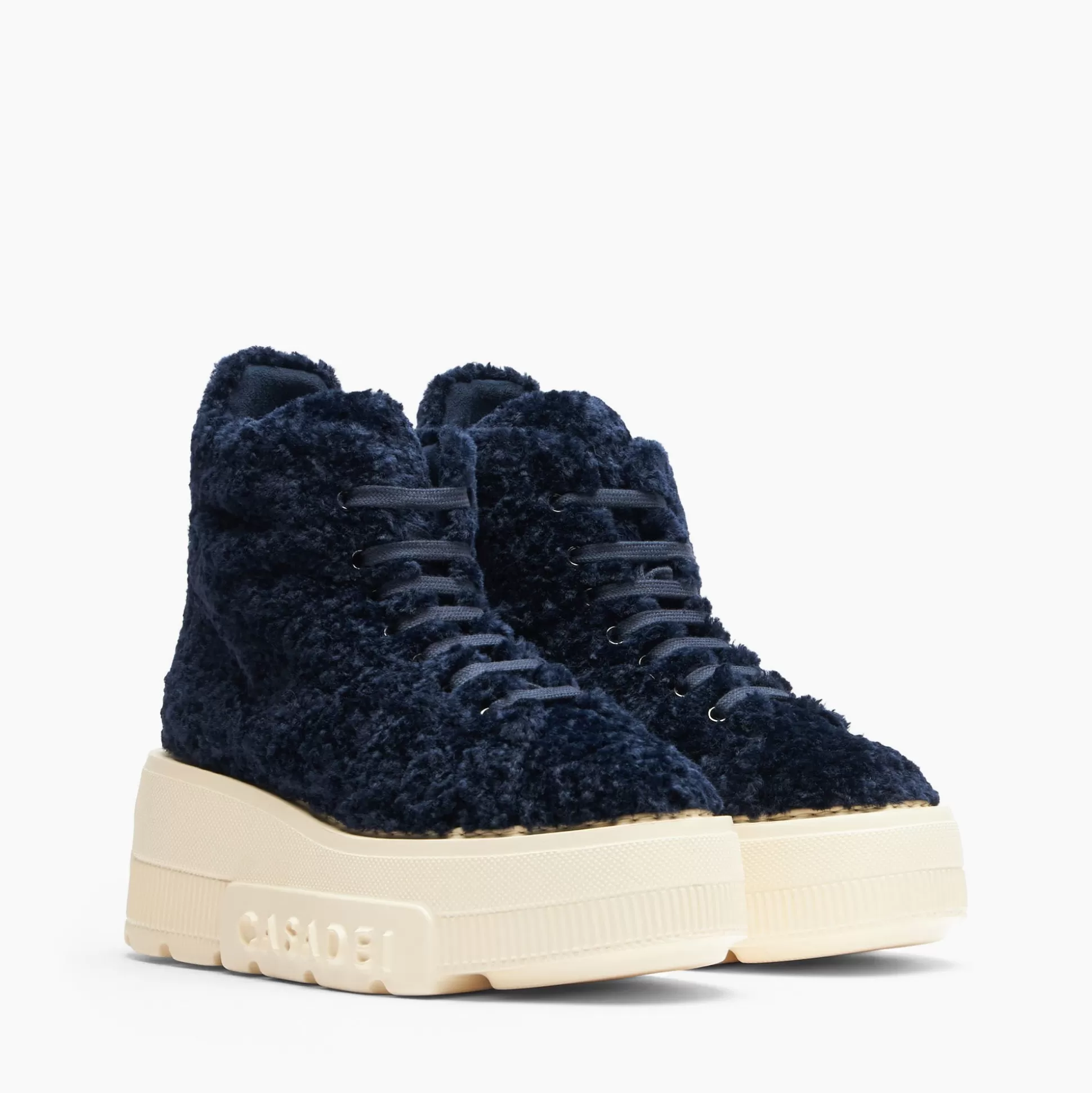 Casadei Nexus Senales Faux Fur Sneakers