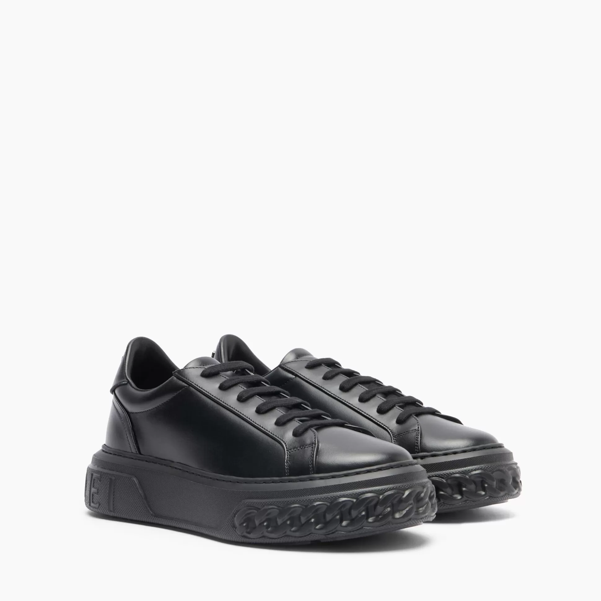 Casadei Off Road Leather Sneakers