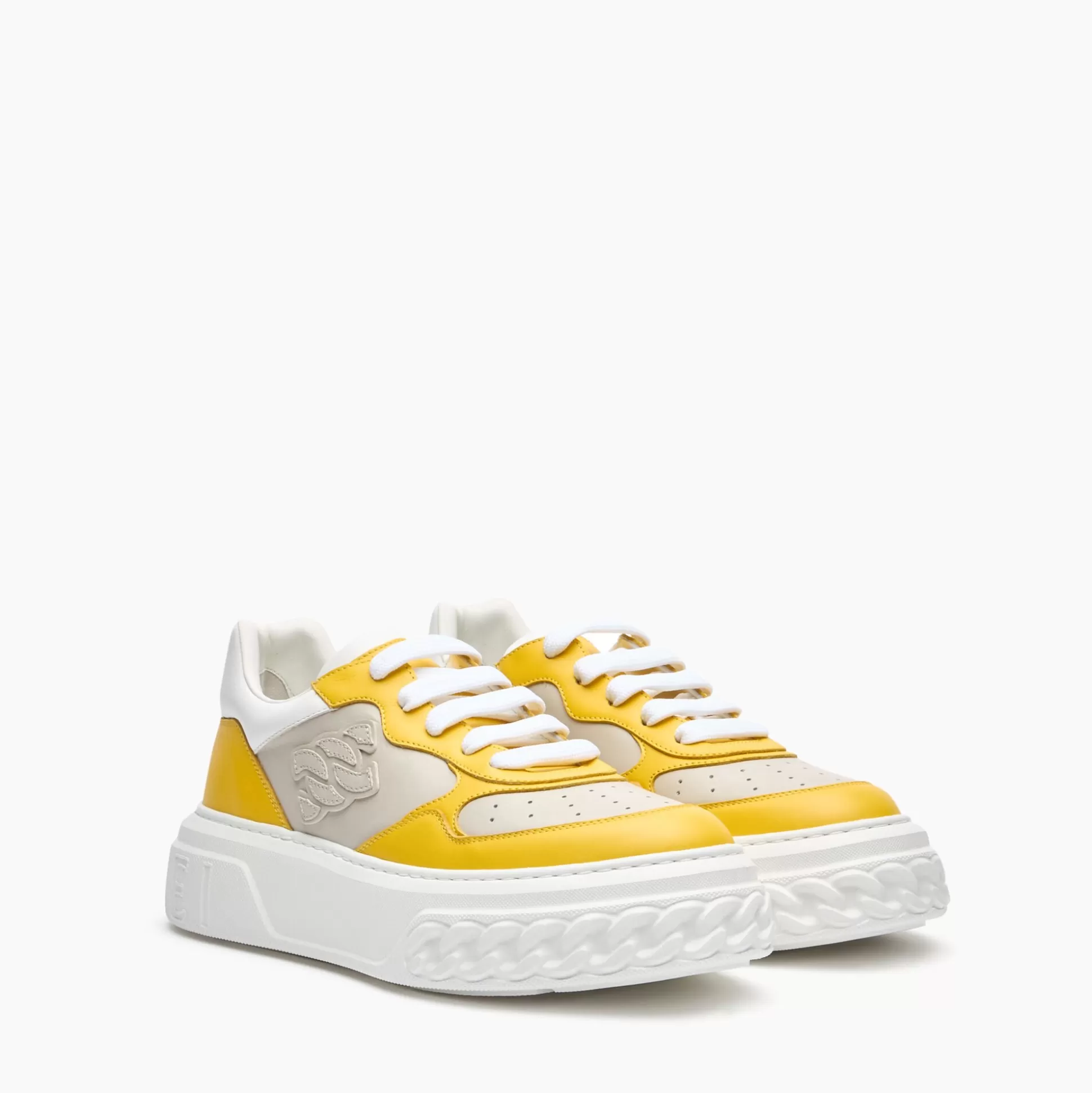 Casadei Off Road ed Leather Sneakers