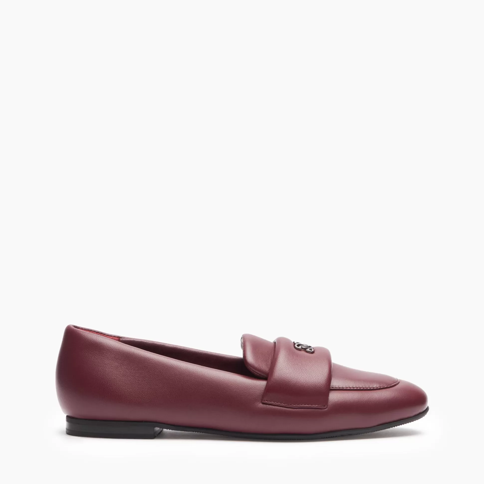 Casadei Puff Leather Loafers