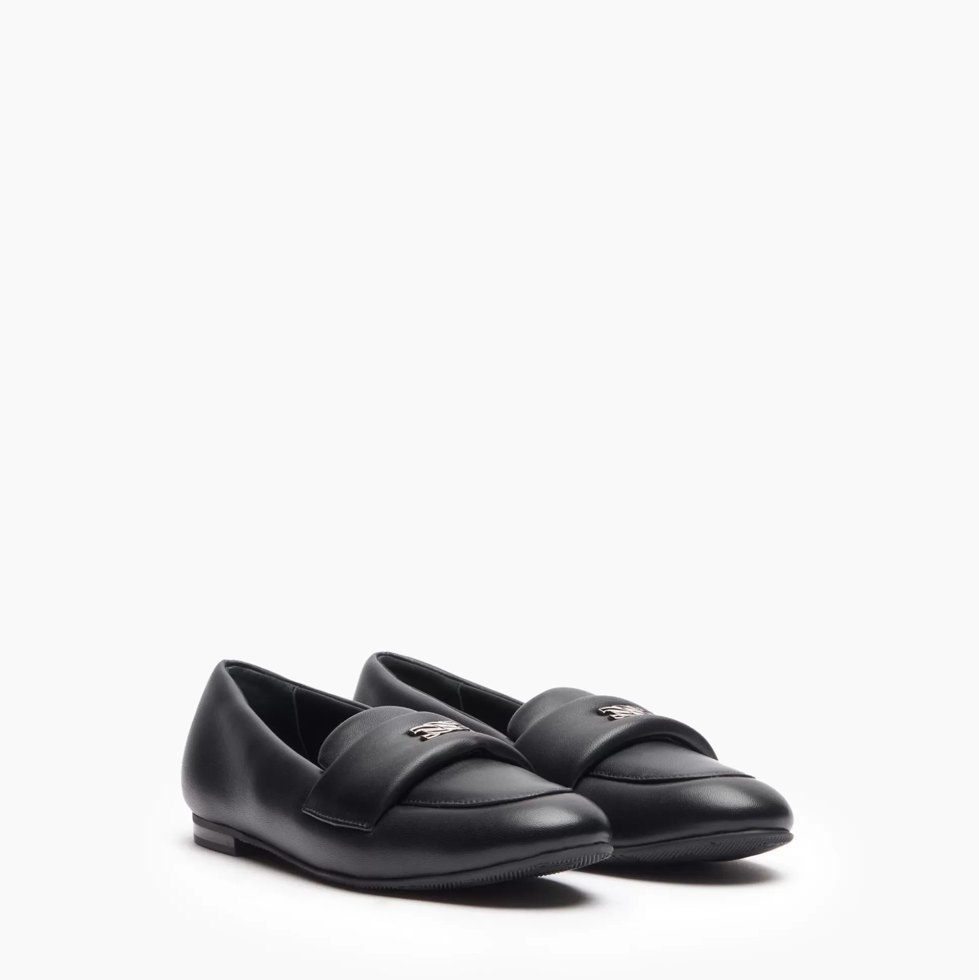 Casadei Puff Leather Loafers