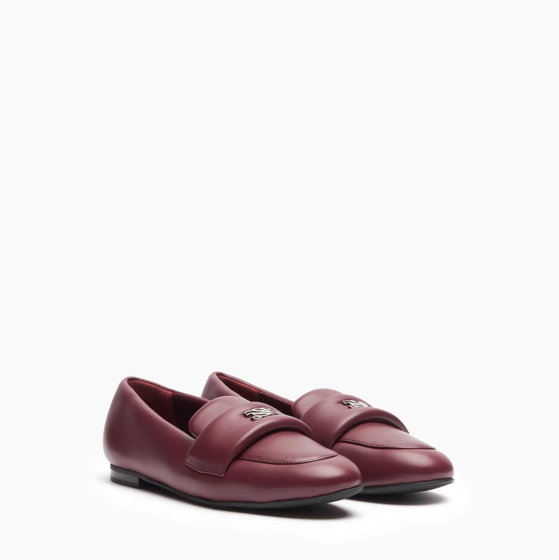 Casadei Puff Leather Loafers