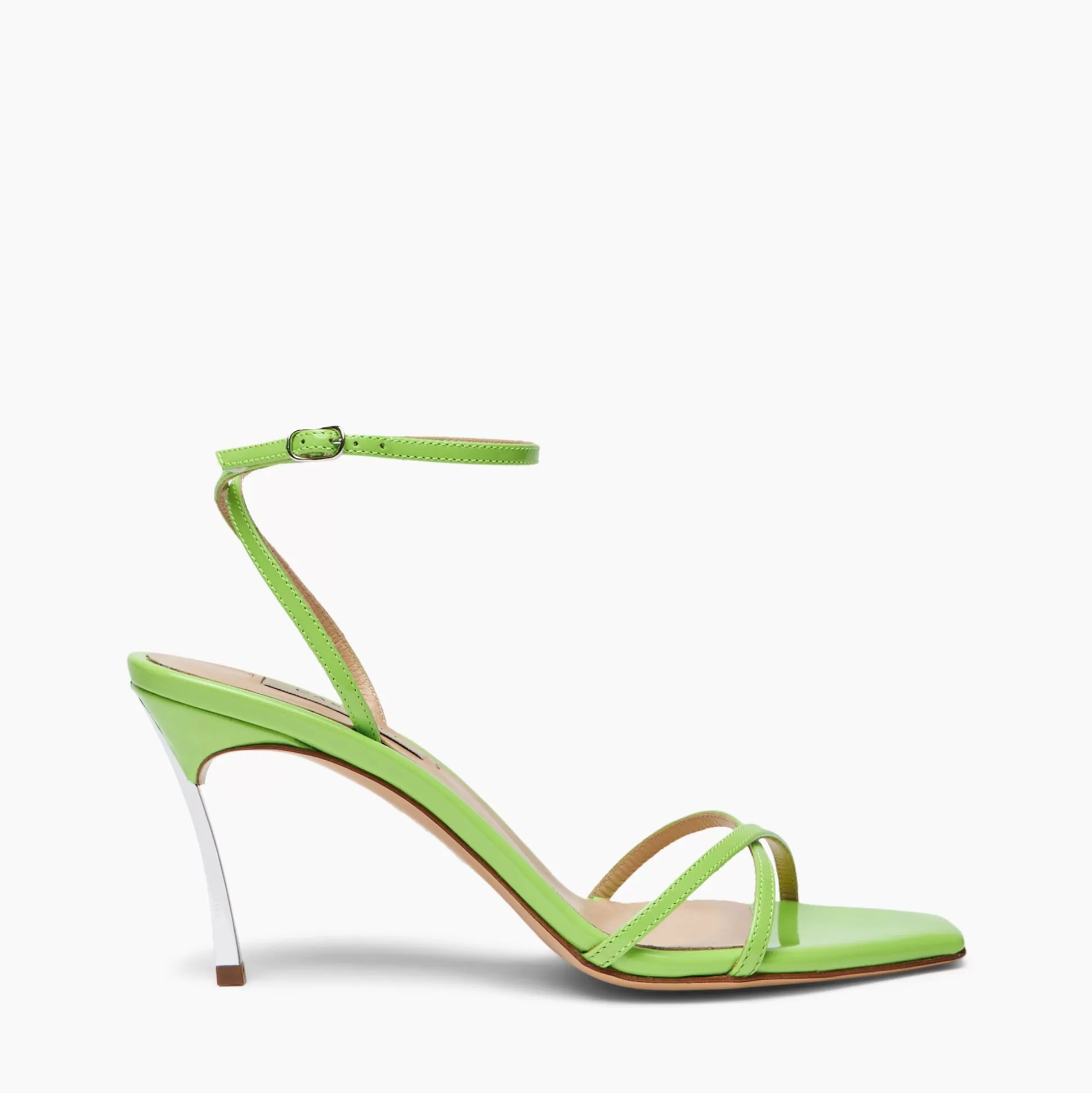 Casadei Superblade Patent Leather Sandals