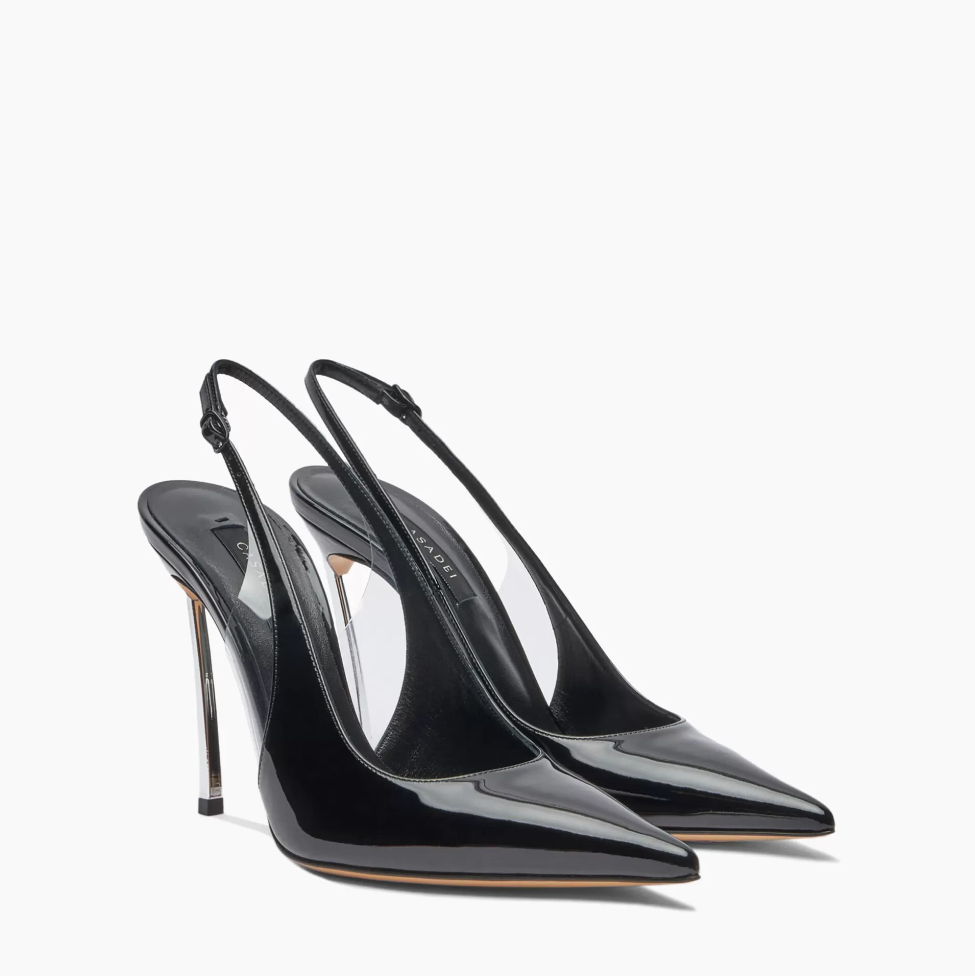 Casadei Superblade Patent Leather Slingback